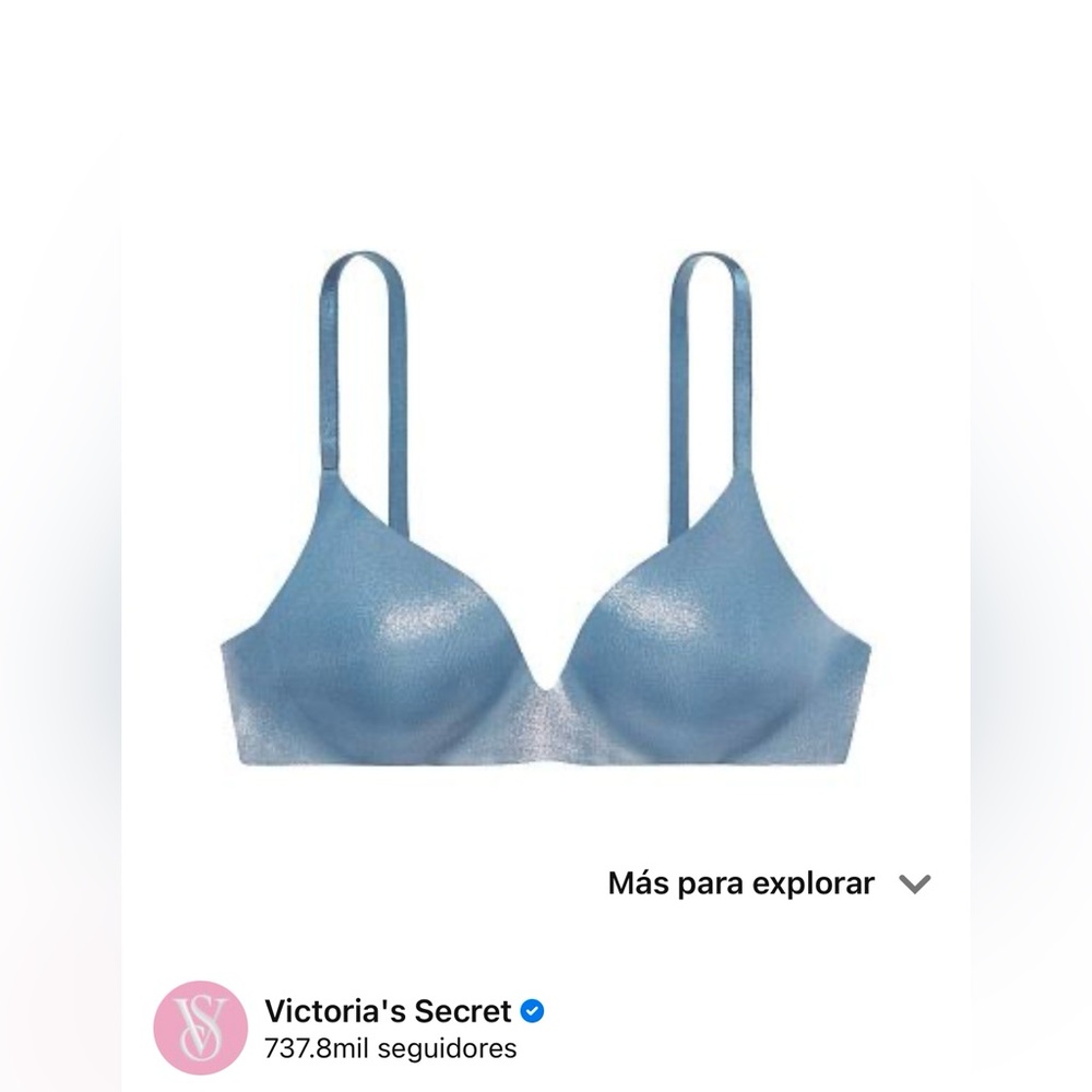 Blue Women's Bra